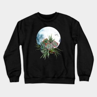 Moonlight Succulents 2 Crewneck Sweatshirt